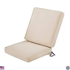 Classic Accessories Montlake FadeSafe Water-Resistant Patio Chair Cushion Set
