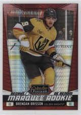 2024-25 O-Pee-Chee Platinum Red Prism 42/199 Brendan Brisson #262 Rookie RC 1os2