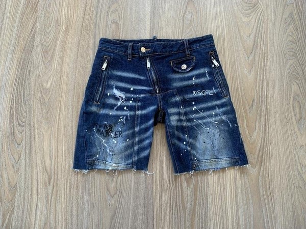 Men Dsquared² Shorts Navy Denim S