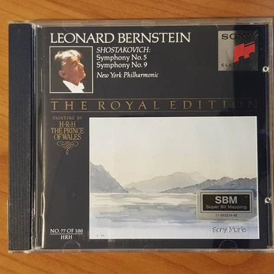 LEONARD BERNSTEIN shostakovich symphonies 5 & 9 AUSTRIA NM/EX (CD Album) - Bild 1 von 4