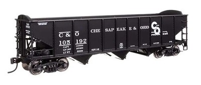 Walthers HO AAR 3-Bay Hopper Chesapeake & Ohio CO #105192 910-56739