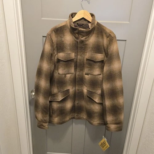 Powder River Outfitters Men's Men XL Plaid Print Heavy Brushed Wool Snap Coat video thumbnail