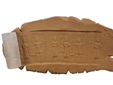 Near Eastern Intaglio Cylinder Seal Stone Stamp Bead | Ancient Inscription