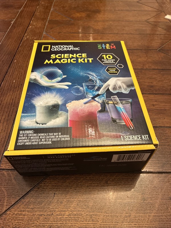 National Geographic Stem Science Magic Kit Magic 10 Easy Magic Tricks +8