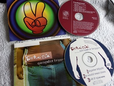 (no box)  DJ FATBOY SLIM- Gangster Trippin +Turn on Tune In cop out