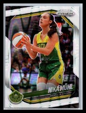 2025 Panini Prizm Nika Mühl White Seismic #127 Seattle Storm
