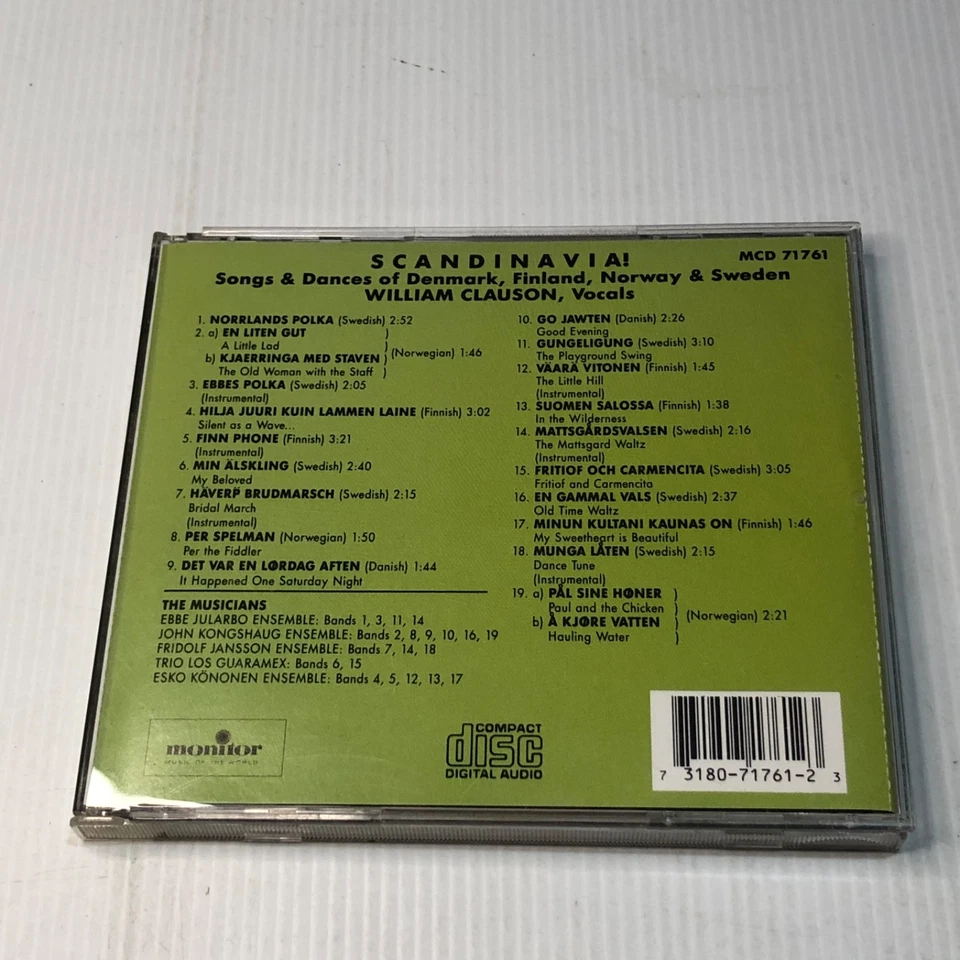 Scandinavian Songs & Dances by Various Artists (CD, 1992) - Image 3 of 4
