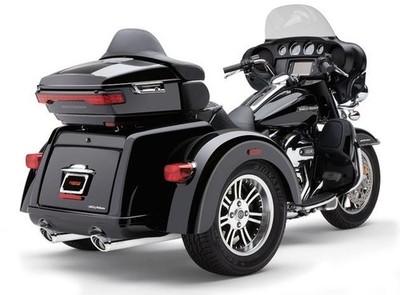 Cobra Tri Glide Slip-On Mufflers Chrome