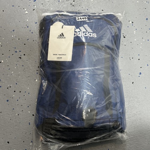 Adidas Excel 7 Royal Blue Backpack 16" With Laptop Storage One Size Fits All NEW - Picture 8 of 8