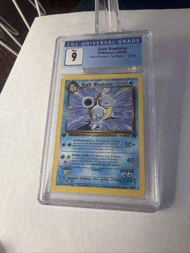 CGC 9 MINT Dark Blastoise 2000 Team Rocket 1st Edition 20/82 Pokemon Card