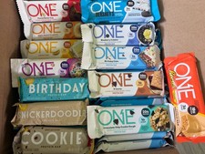 134 Lot ONE High Protein Bars Hersheys Cookies N Cr me Fruity Cereal Variety K6