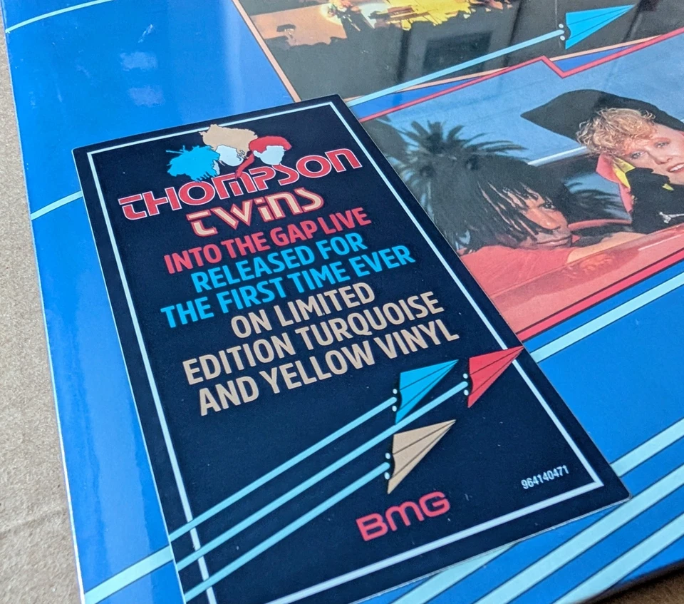 Thompson Twins Into The Gap Live Yellow /Turquoise 2LP Album RSD2025 SEALED MINT - Image 2 of 4