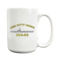 USS Kitty Hawk CVA 63 Coffee Mug