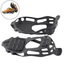 Botines Ice Snow Crampon Antideslizantes Caminar Picos Uñas para Bota Sobre Zapato Talla M