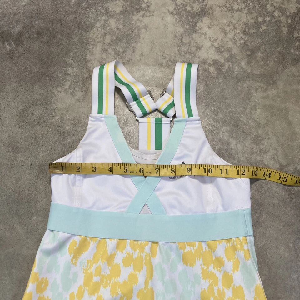 Vestido Adidas By Stella McCartney 0 Barricade Tenis Amarillo Como Nuevo Falda Plisada Foto 3 de 4