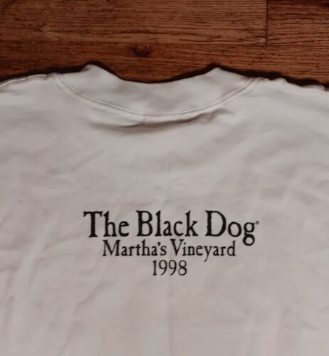Vintage THE BLACK DOG Martha’s Vineyard t-shirt NWT NEW Double Side XL - Picture 7 of 8