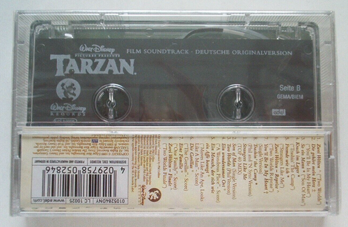 MC TARZAN 1999 Edel Film Soundtrack Phil Collins & Walt Disney Deutsch OVP Folie - Picture 5 of 5