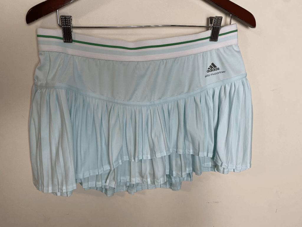 Stella McCartney Adidas Pleated Tennis Mini Skort Women's Mint