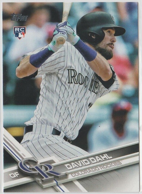 2017 Topps #306A David Dahl RC