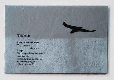Joy Harjo Poetry Broadside Letterpress Handset Type
