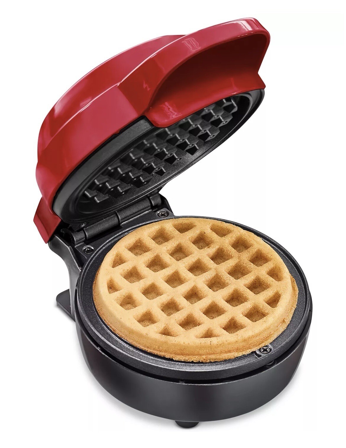 Bella Mini Red Nonstick Waffle Maker GH-6201 New in Box-image