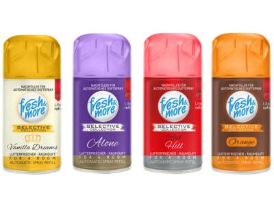 Fresh & More Lufterfrischer Nachfüller Mix-Paket (4er Pack) 250ml