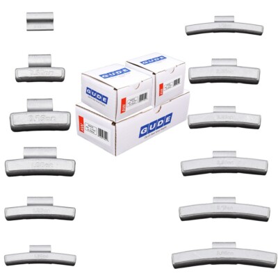 GUDE Tire Wheel Balancing Weights AW Type Coated Steel Clip On 25 pcs