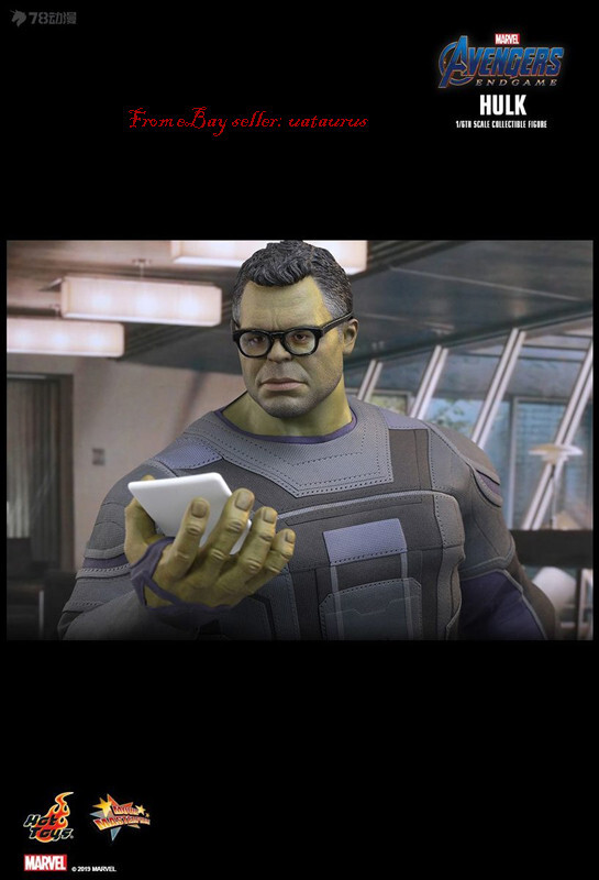 Bruce Banner & Hulk. 1/6 Th Scale Collectible Figure MMS 230. Marvel The Avengers. De La Marca Hot Toys En Caja 6824245