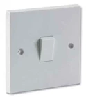 2 Way Single Light Switch 10A (1 Gang) | Fixing Screws | 1, 2, 5 & 10 Packs