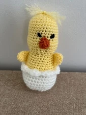 handmade crochet toys  baby chick hatching  6 inches