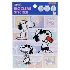 Sun-Star Stationery S8588376 Snoopy Stickers  Clear Stickers  Com from JP