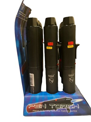 Eagle Pen Torch Premium Butane Gas Pen Torch Lighter Various Colors