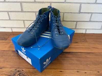 Adidas Easy Five High Top Blue 2000s Vintage Athletic Shoes Sneakers US  UK