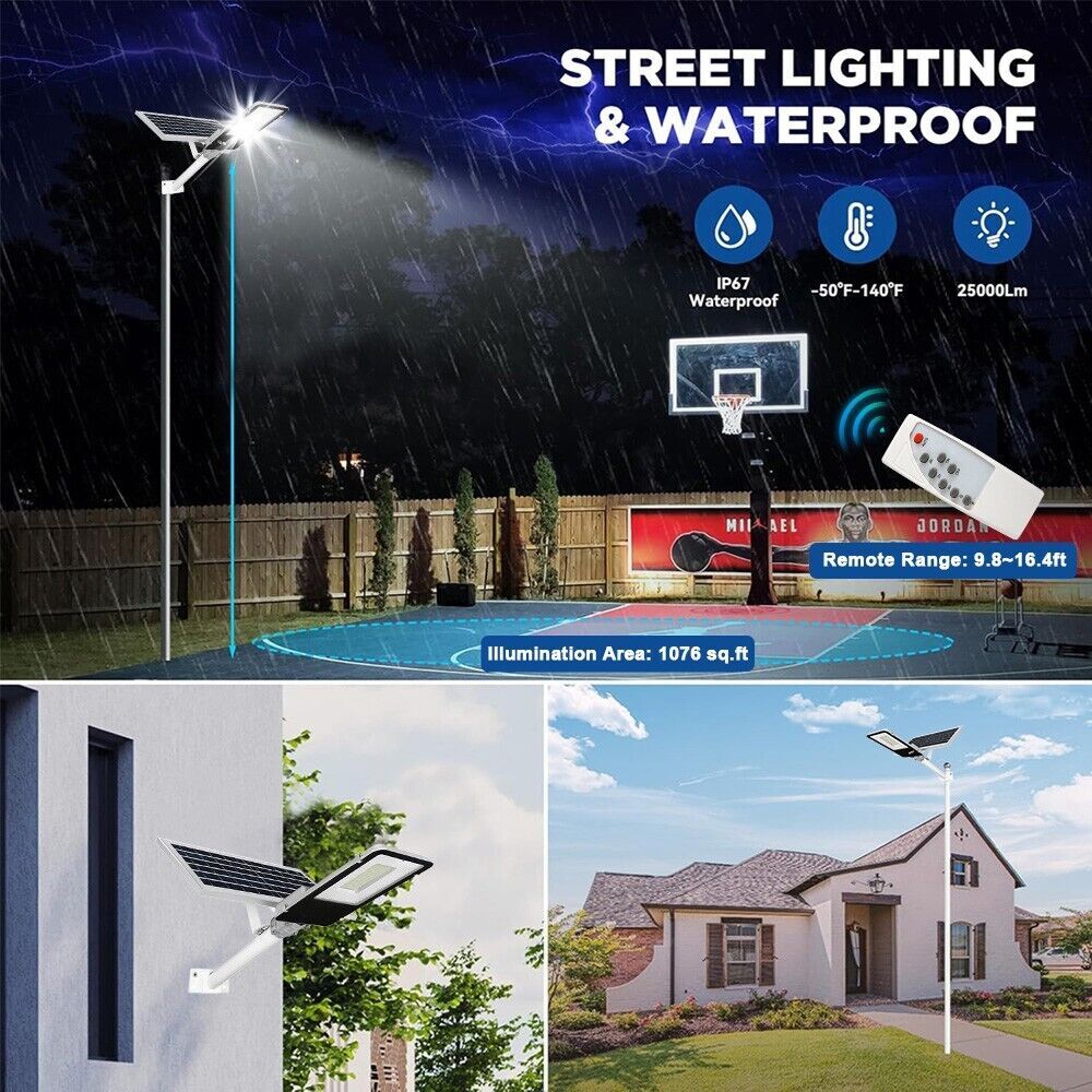 50000W Commercial Super Large Home Solar Street Lights High Intensity