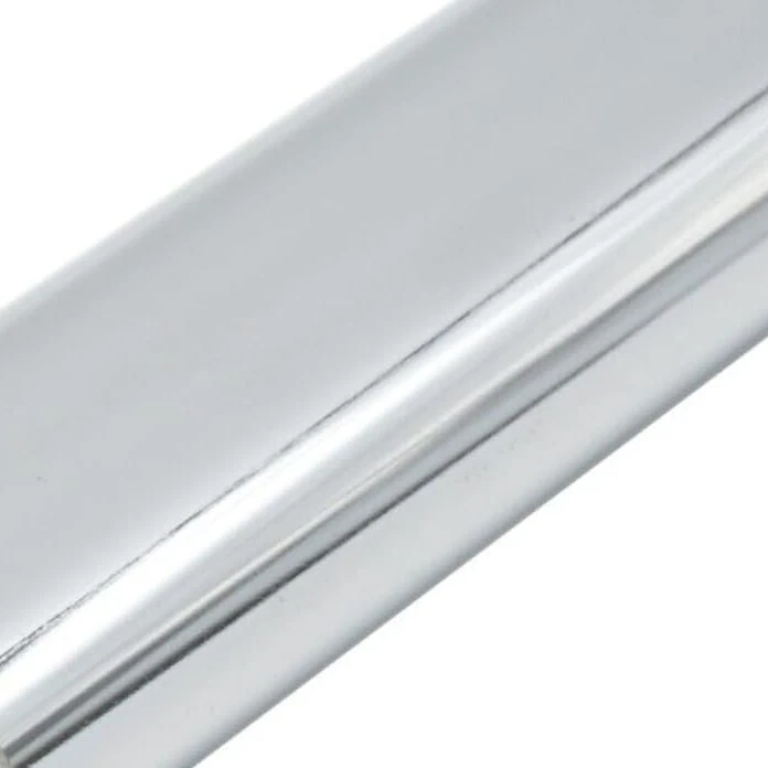 Paquete de 4 cajas varillas de armario de acero soldado ovalado premium con soportes finales Foto 2 de 4