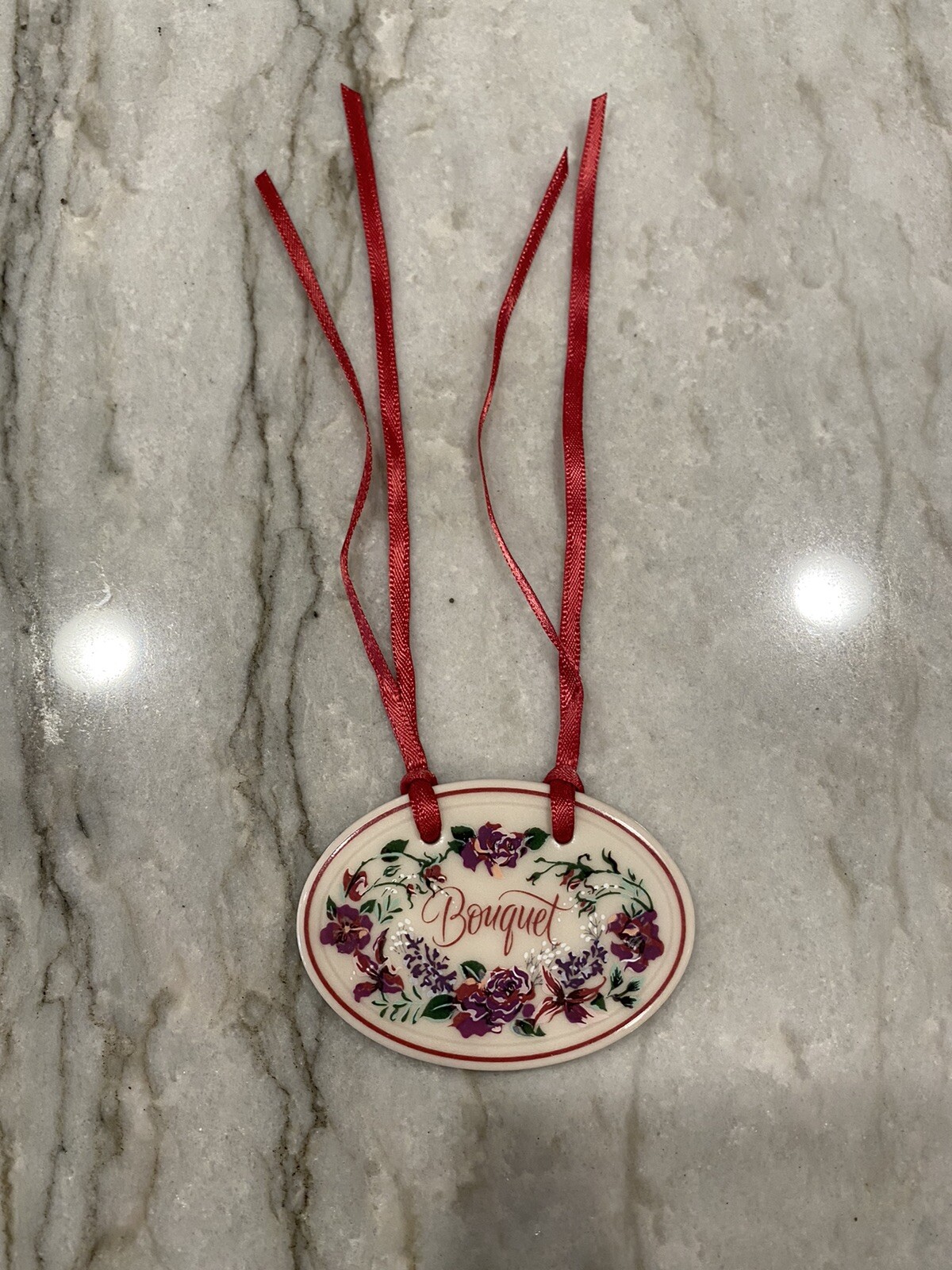 LONGABERGER Pottery TIE-ON "Bouquet" - Made In The USA