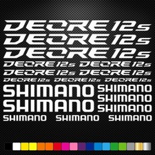 SHIMANO DEORE 12S KIT Vinyl Decal Sticker Sheet Bike Frame Cycle Cycling Bicycle