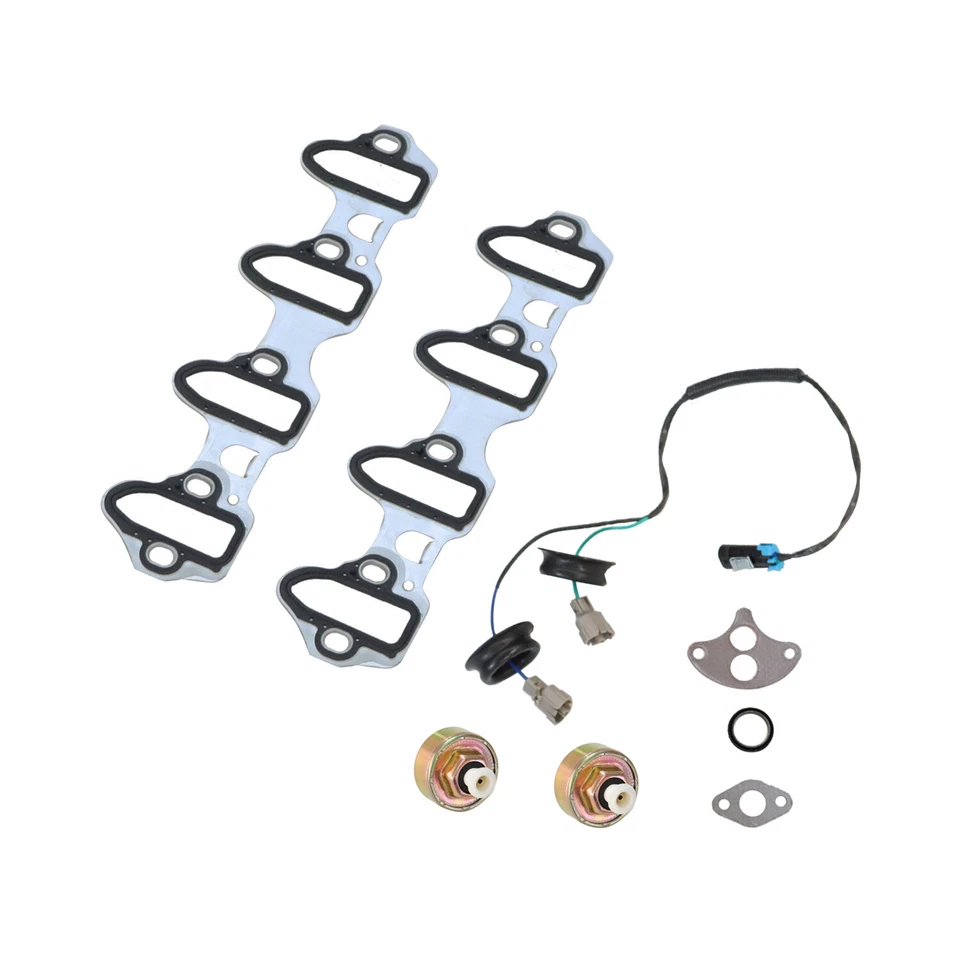 Intake Manifold Gasket Kit w/ Knock Sensor For Chevy GMC Silverado Sierra Yukon Foto 3 de 4