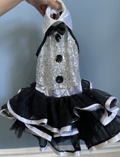 Girls Ballet Black and Silver Sequin Size S-4