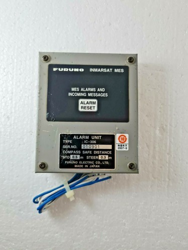 FURUNO ELECTRIC IC-306 MES ALARMS & INCOMING MESSAGES ALARM UNIT - Picture 3 of 6