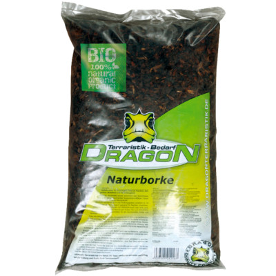 Dragon Naturborke 20l, 100% BIO BARK Bodengrund für Terrarium Einstreu /GIE163