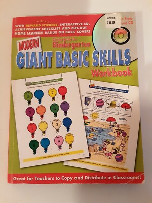 Giant Basic Skills Kindergarten Workbook 