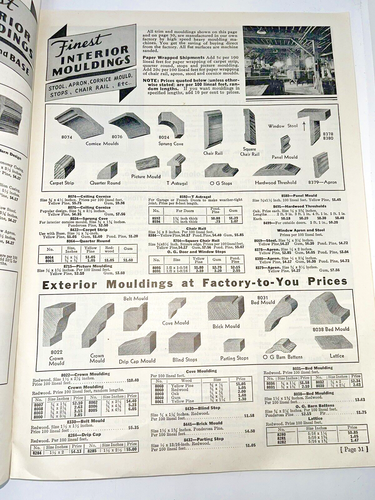 Vintage 1942 Gordon Van Tine Baustoffkatalog - Bild 8 von 17