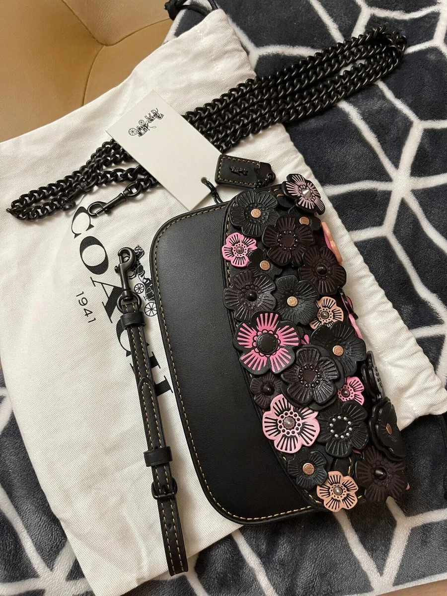Coach clutch hotsell tea rose