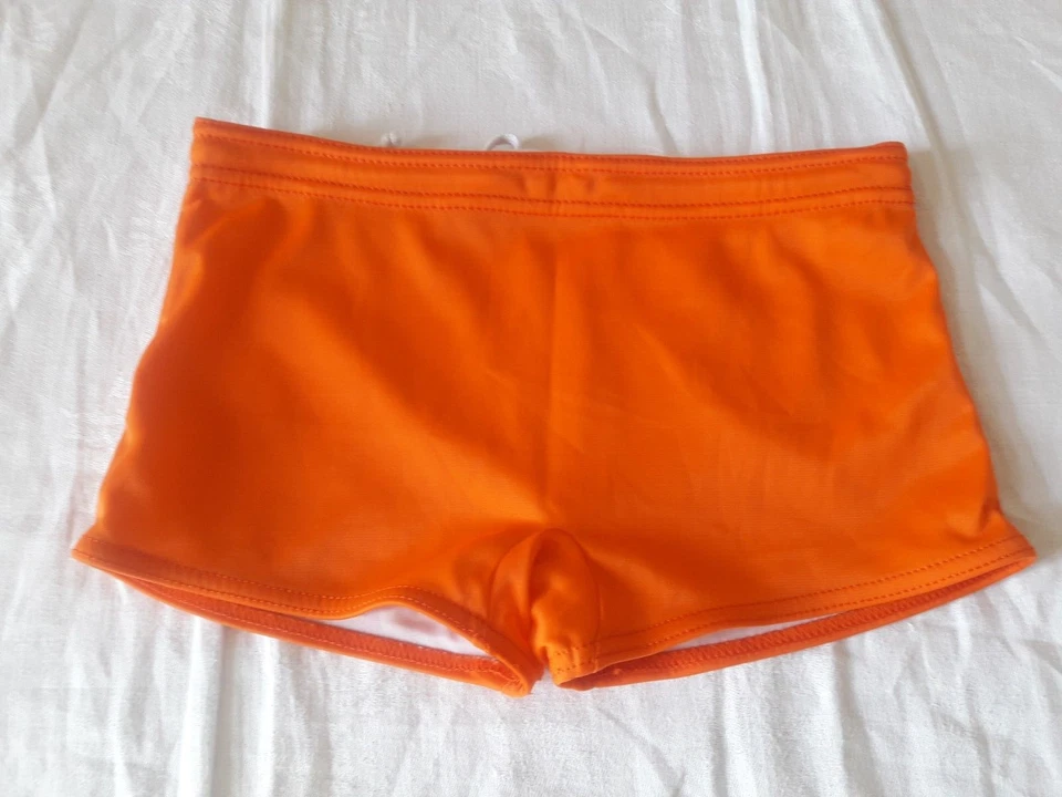 MAILLOT DE BAIN ENFANT garçon SERTEX T.7/8a VINTAGE 70 Boy swimsuit sz 7/8yrs - Photo 1/4