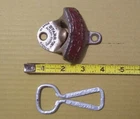 Lot Of 2 Vintage Coca Cola Metal Bottle Openers Wall Mount & Handheld