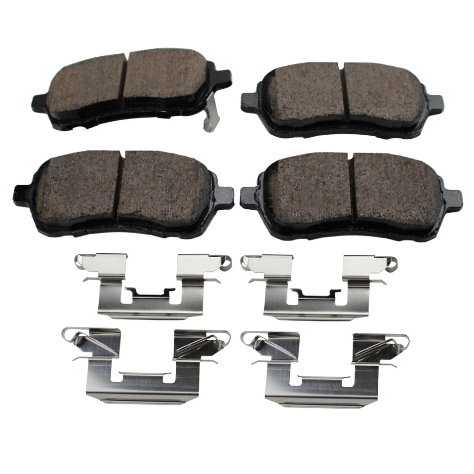 Juego de pastillas de freno delanteras de cerámica Akebono ProAct Ultra Premium para Ford Fiesta Mazda 2 Foto 4 de 4