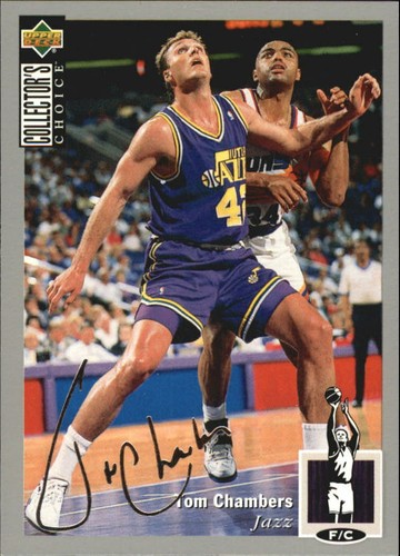 1994 Upper Deck Collector's Choice Basketball Silver Signature Tom Chambers #342