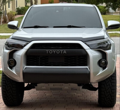 AVS Aeroskin Hood Protector For 2010-2020 Toyota 4Runner - Smoke Low Profile Deflector