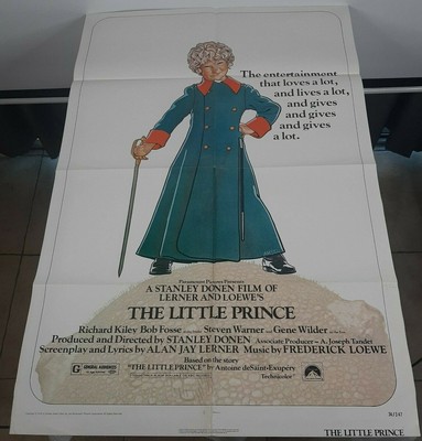 Screenplay Original Movie Poster The Little Prince Le Petite Prince 1974 Vintage